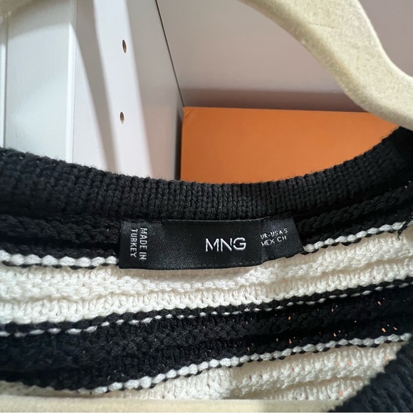 {Mango} Striped Cardigan with Jewel Buttons - Size S - Picture 9 of 12